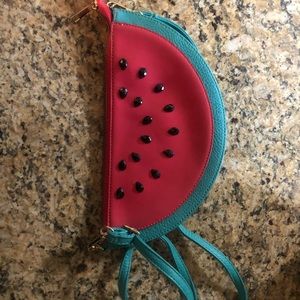 Watermelon crossbody purse